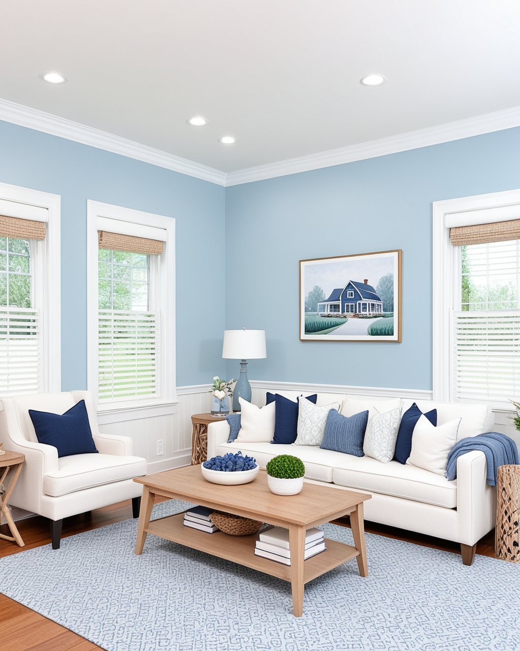 Cool Living Room Interior paint color combination — Balmy