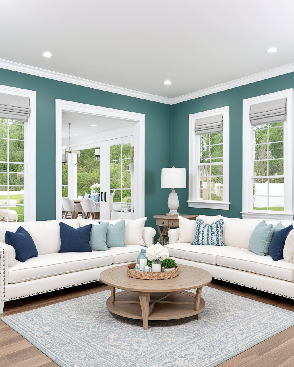 Modern Living Room Interior paint color combination — Refuge