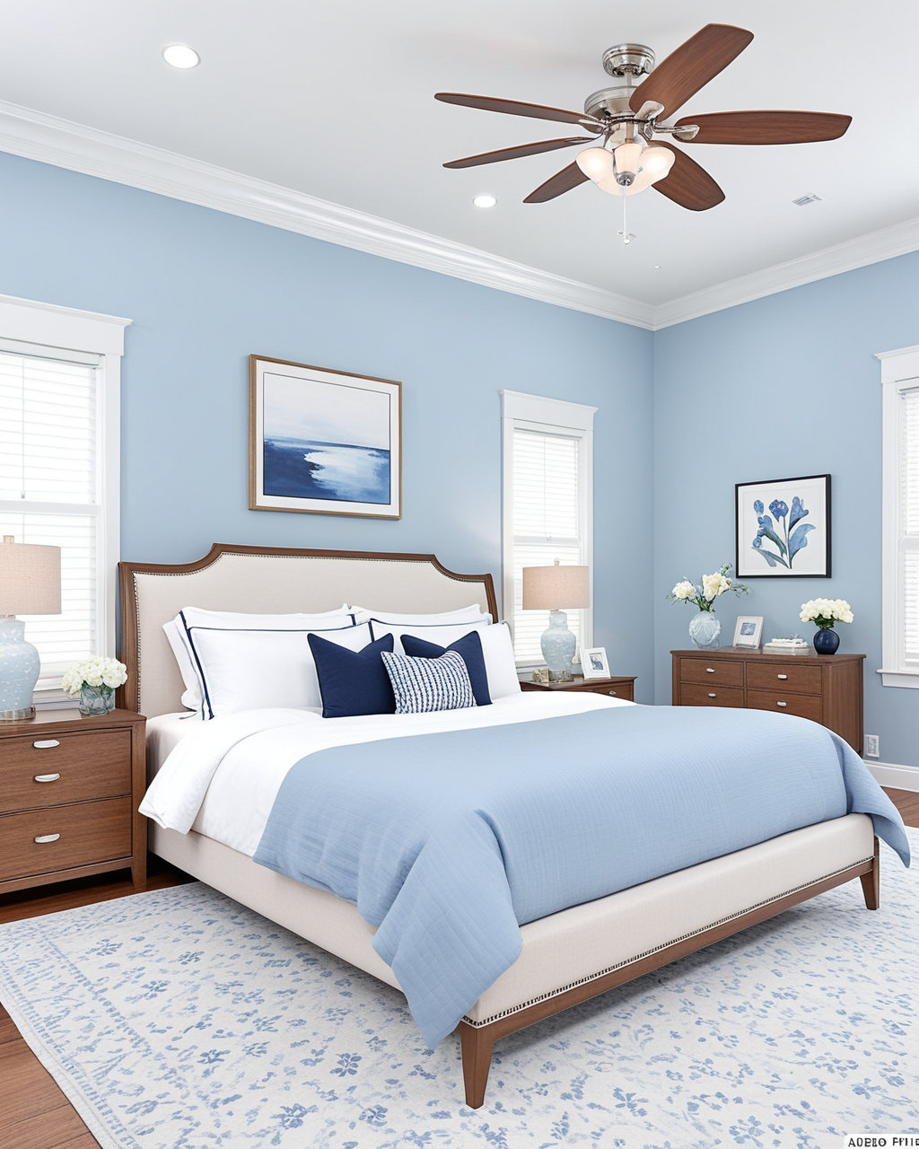 Cool Bedroom Interior paint color combination — Take Five